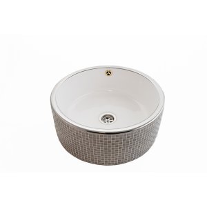 Lavoar pe blat ceramic Rotund