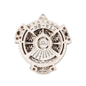 Puzzle 3D UGEARS Calendar Mecanic
