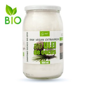 Ulei de cocos RAW VEGAN BIO Extra Virgin presat la rece